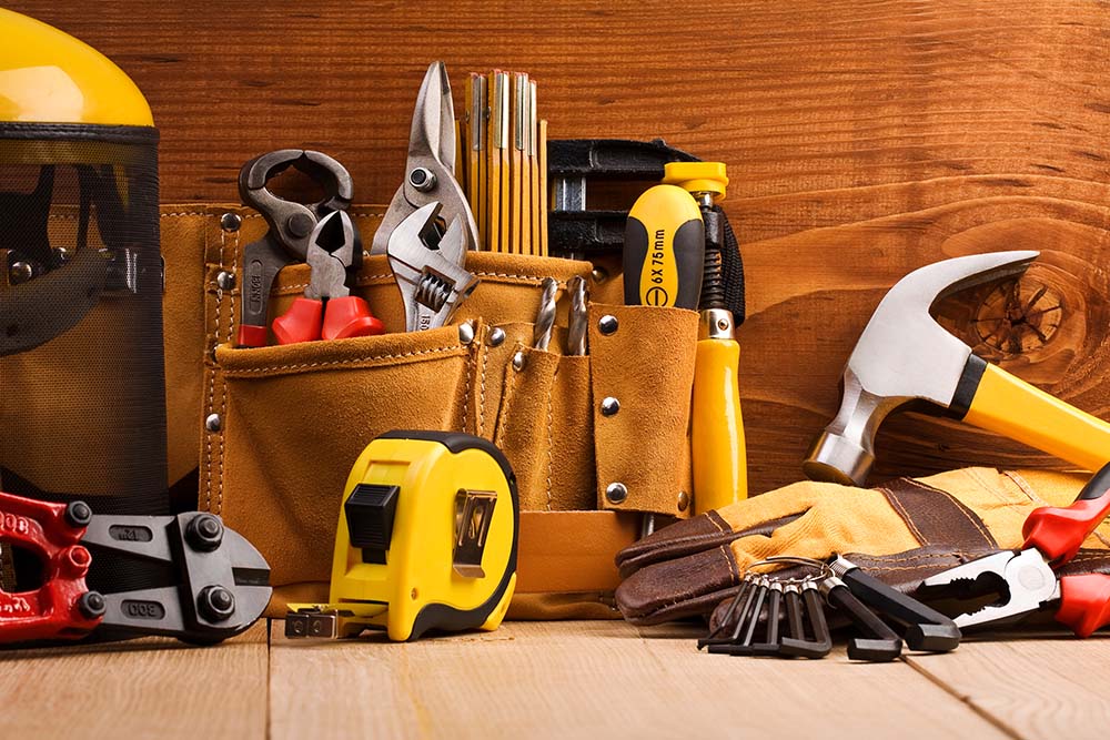 Maintenance tools used before scheduling home inspection services 